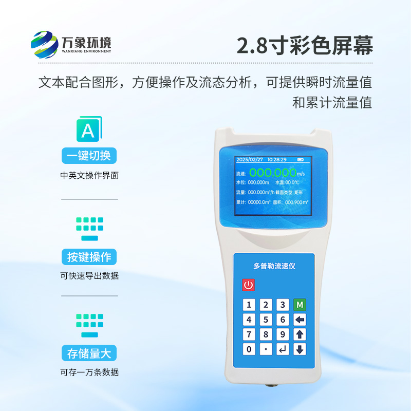 便攜式多普勒流速流量?jī)x