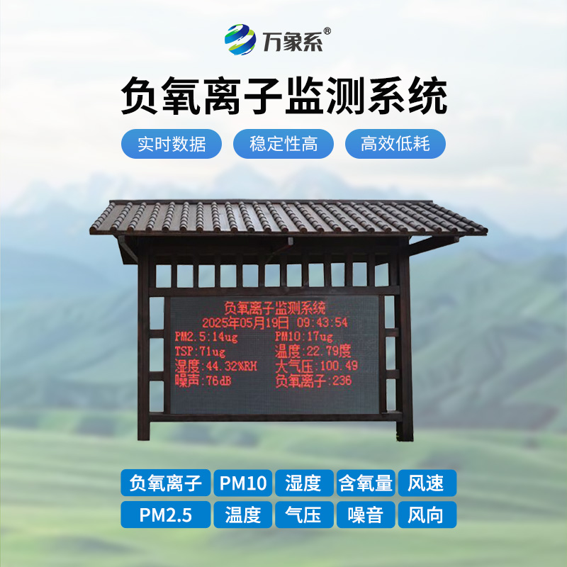 負(fù)氧離子監(jiān)測系統(tǒng)：木質(zhì)外觀下的科技心臟